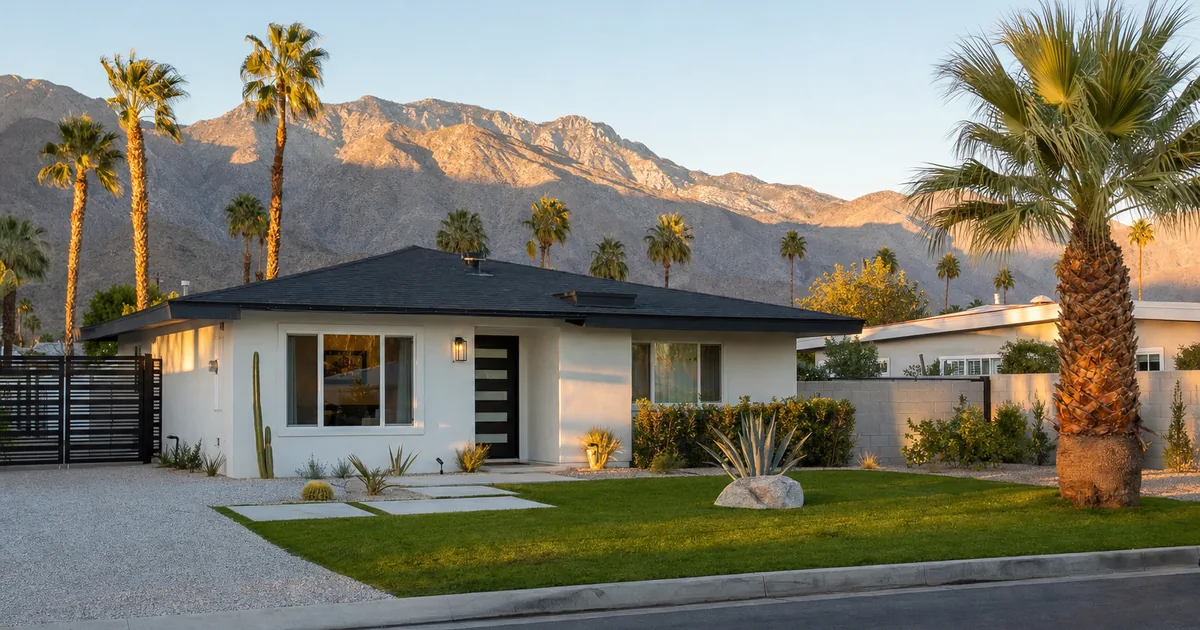 Investment property cash-out refinance in Cathedral City, California