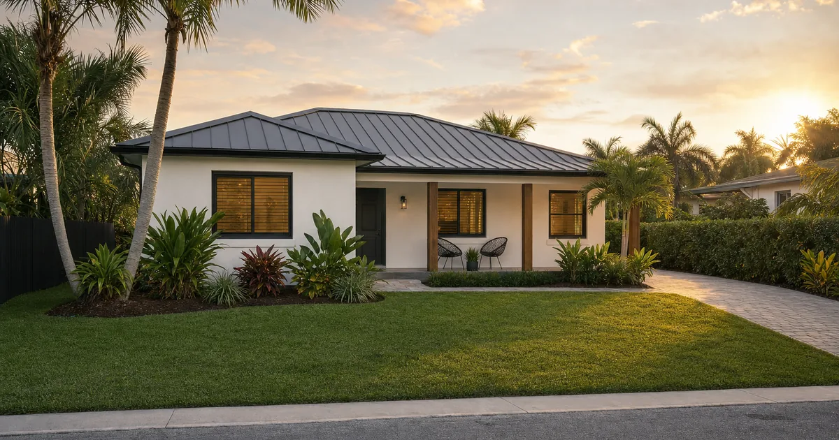 Investment property cash-out refinance in Fort Lauderdale, Florida