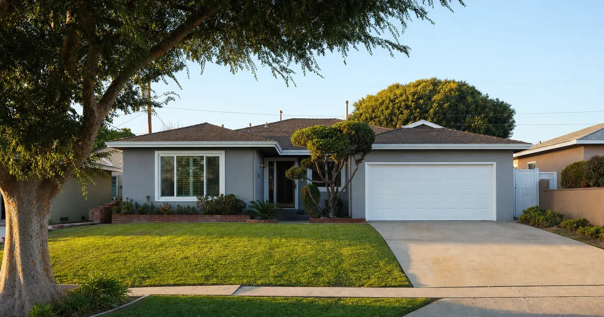 Investment property cash-out refinance in Gardena, California