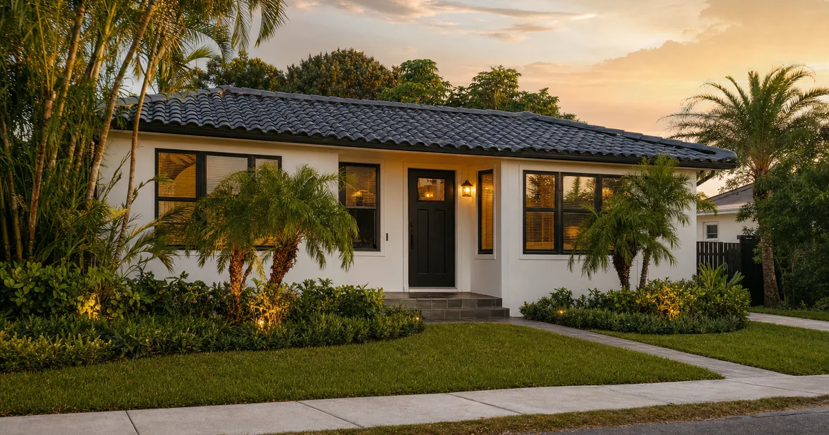 Investment property cash-out refinance in Hollywood, Florida