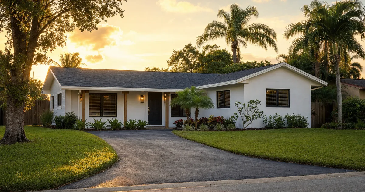 Investment property cash-out refinance in Pembroke Pines, Florida