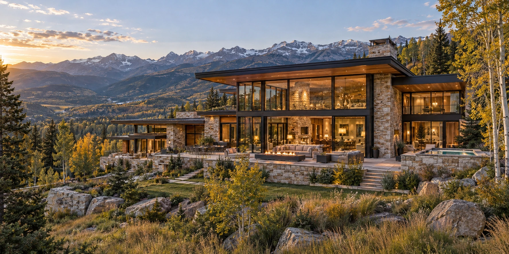 Self-employed mortgage financing for a high-net-worth mountain estate
